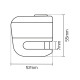 Замок на диск Oxford Quartz XA5 Alarm Disc Lock Black