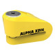 Замок Oxford Alpha XD14 Disc Lock (14mm pin) Yellow