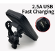 Тримач телефону – чохол з USB на кермо FS02-C