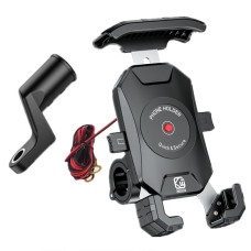 Тримач телефону R15W бездротова зарядка +USB-C M14-A1