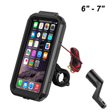 Тримач телефону R16W 6-7" бездротова зарядка +USB-C M18-A1L