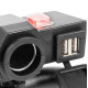 USB ExtremeStyle MUS04 2х2.1А та прикурювач на кермо