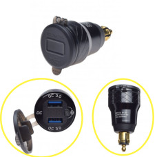 USB 3.0 BMW Triumph DIN ISO 4165, 36W, 3A
