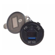 USB QC 3.0 + 2 x USB-C