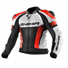 Мотокуртка Shima STR Orange Fluo/White