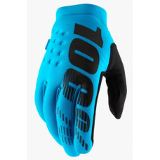 Моторукавички теплі RIDE 100% Brisker Turquoise