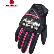 Моторукавички жіночі Scoyco MC44 Lady Pink