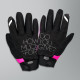 Моторукавички жіночі теплі RIDE 100% BRISKER Women Pink