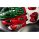 Моторукавички Seventy R12 Black Red Green