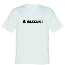 Мотофутболка Suzuki White Black
