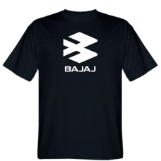 Мотофутболка Bajaj Black White