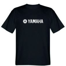 Мотофутболка Yamaha Black White