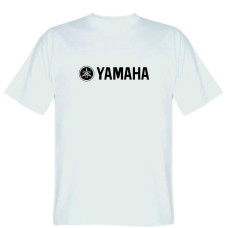 Мотофутболка Yamaha White Black
