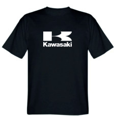 Мотофутболка Kawasaki Black White