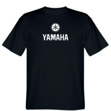 Мотофутболка Yamaha 2 Black White