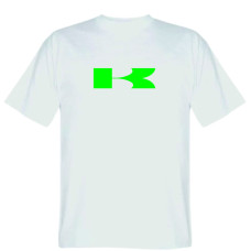 Мотофутболка Kawasaki White Green