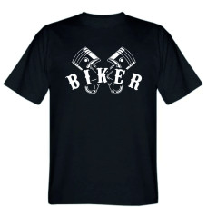 Мотофутболка Biker Black White