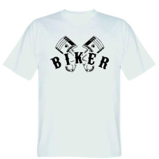Мотофутболка Biker White Black