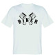 Мотофутболка Biker White Black