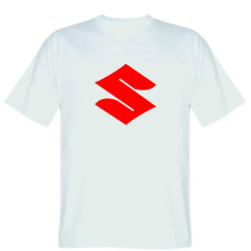 Мотофутболка Suzuki White Red