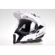 Мотошолом LS2 MX701 Explorer Solid Gloss White