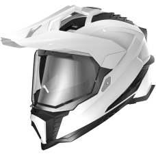 Мотошолом LS2 MX701 Explorer Solid Gloss White