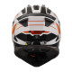 Мотошолом LS2 MX702 Pioneer 2 Namib White Orange