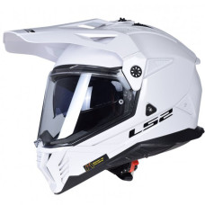 Мотошолом LS2 MX702 Pioneer 2 Solid Gloss White 06 XXXL
