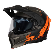 Мотошолом Origine Adventure Cyborg Fluo Orange Titanium Matt M