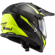 Мотошолом LS2 MX436 Pioneer Evo Router Matt Black Hi-Vis Yellow