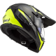 Мотошолом LS2 MX436 Pioneer Evo Router Matt Black Hi-Vis Yellow