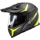 Мотошолом LS2 MX436 Pioneer Evo Router Matt Black Hi-Vis Yellow