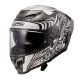 Мотошолом LS2 FF807 Dragon Enthum Silver (XL)