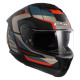 Мотошолом LS2 FF808 Stream 2 Road Matt Black Blue XXL