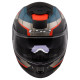 Мотошолом LS2 FF808 Stream 2 Road Matt Black Blue XXL