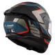 Мотошолом LS2 FF808 Stream 2 Road Matt Black Blue XXL