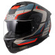 Мотошолом LS2 FF808 Stream 2 Road Matt Black Blue XXL