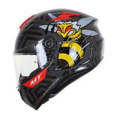 Мотошолом MT TARGO BEE B5 Gloss Fluor Red