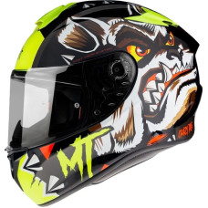 Мотошолом MT TARGO Crazydog G3 Gloss Fluor Yellow