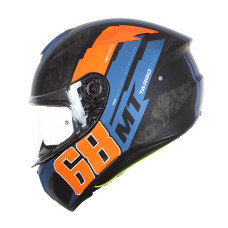 Мотошолом MT TARGO PRO Welcome D4 Matt Orange