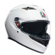 Мотошолом AGV K3 Gloss White ECE2206