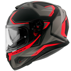 Мотошолом MT THUNDER 3 SV Turbine Matt Fluor Red