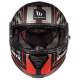 Мотошолом MT THUNDER 3 SV Isle Of Man Matt Red