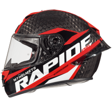 Мотошолом MT RAPIDE Pro Carbon Gloss Red
