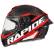 Мотошолом MT RAPIDE Pro Carbon Gloss Red