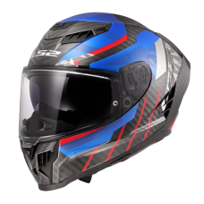 Мотошолом LS2 FF807 Dragon Trax Blue Red (XXL)