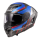 Мотошолом LS2 FF807 Dragon Trax Blue Red (XXL)