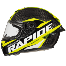 Мотошолом MT RAPIDE Pro Carbon Gloss Fluor Yellow