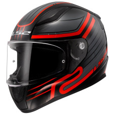 Мотошолом LS2 FF353 Rapid 2 Circuit Black Red ECE2206