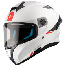 Мотошолом MT Targo S Solid A0 Gloss White ECE2206